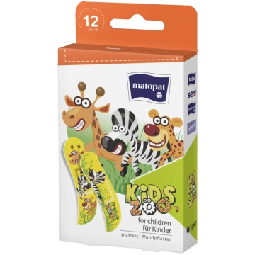 MATOPAT Bērnu plāksteri Kids Zoo (12 gab.)