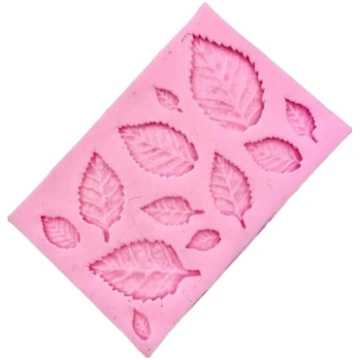 Silikona forma “Rožu lapas” (12 figūras)