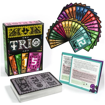 Trio Memory Challenge Bilingual Strategic Card Gam