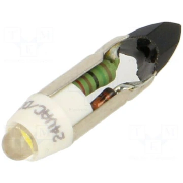 LED lamp | T5,5K | white warm | 24VDC | 24VAC | pl