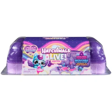 HATCHIMALS Alive Rotaļu komplekts Neona varavīksne