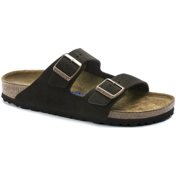 Birkenstock Arizona Soft Footbed Suede Leather Reg