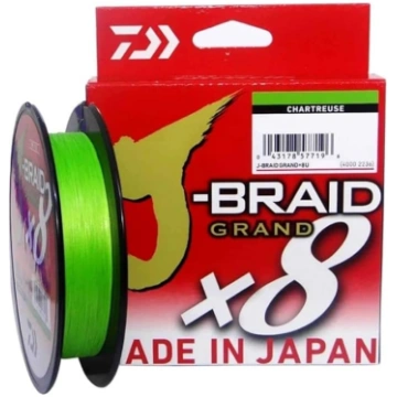 Daiwa J-Braid Grand x8E 270 m Chartreuse pīta makš