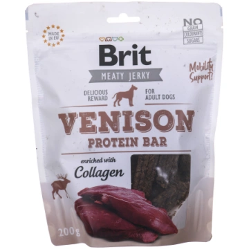 Brit Jerky Venison Protein Bar Dog Snacks 200 g