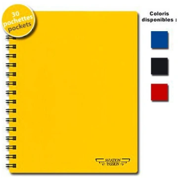 Protect'Doc 30 pochettes jaune - Aviation Pas