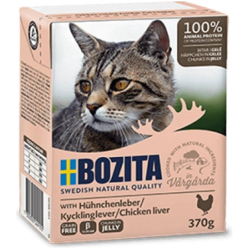 Bozita Chicken Liver Jelly 370g - Bezgraudu gaļas 