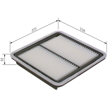 Gaisa filtrs FORESTER / LEGACY / IMPREZA 03-13 BOS