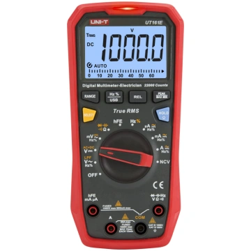 Digitālais multimetrs, DC/AC spriegums: 1000V; DC/