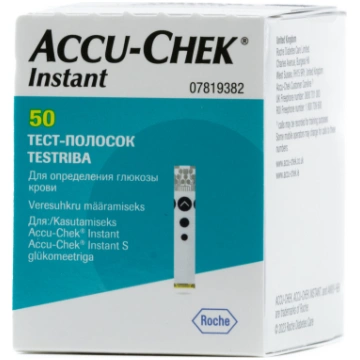 Accu-Chek Instant teststrēmeles, 50gab