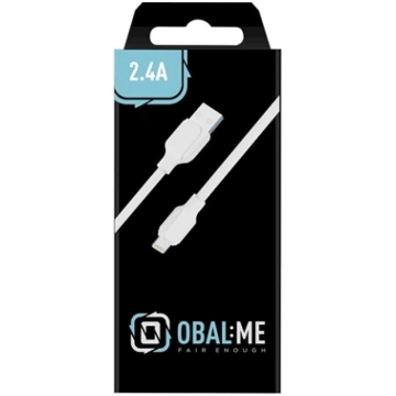 OBAL:ME Simple USB-A/Lightning Cable 1m / White AL