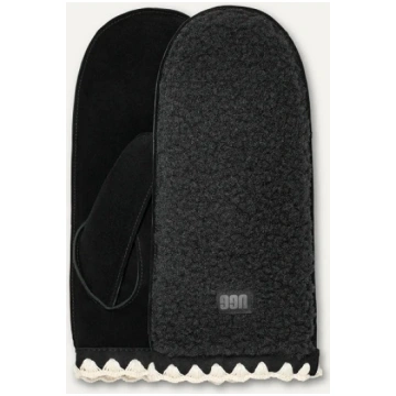 UGG Sieviešu cimdi, UGGFLUFF SCALLOPED MITTEN
