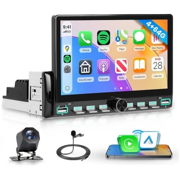Rimoody 4G+64G Android 15 Autoradio 1 Din mit Wire