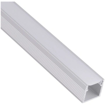 Anodēts aluminija profils LED lentei, ar baltu vāc