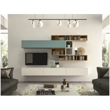 Modular wall unit SLIM 100 By Dall'Agnese