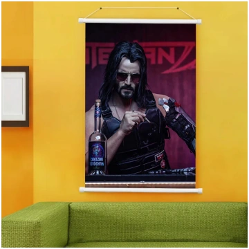 ADP Johnny Silverhand - Anime Wall Scroll Poster A