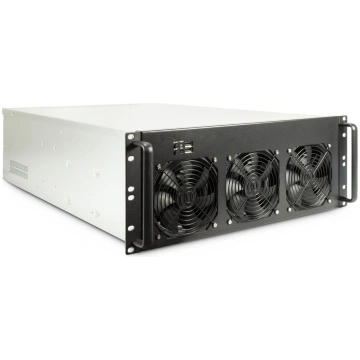 Servera korpuss Inter-Tech 4F28 Mining-Rack, melna