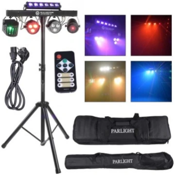 LIGHT4ME T-BAR LASER STROBE LED PAR DERBY UV IR mu