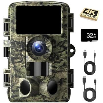 Trail Camera - 4K 48MP medību kamera ar nakts redz