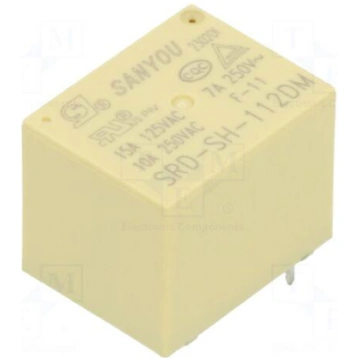 Relay: electromagnetic | SPST-NO | Ucoil: 12VDC | 