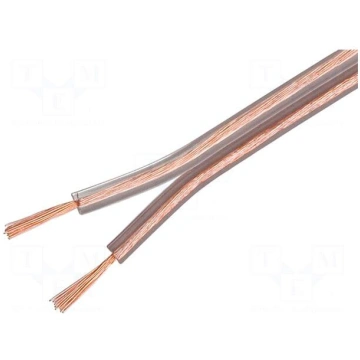 Wire: loudspeaker cable | 2x0,5mm2 | stranded | OF