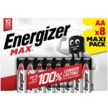 Energizer Max AA/ LR6 8-pack Baterijas 76389004377