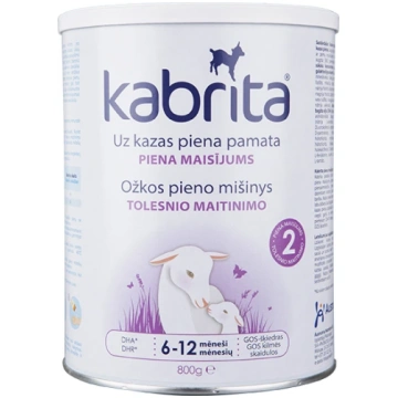 Kabrita 2 Piena maisījums zīdaiņiem uz kazas piena