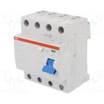 RCD breaker; Inom: 25A; Ires: 30mA; Max surge curr