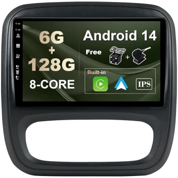 SXAUTO -6G+128G Android 14 IPS auto radio Renault 
