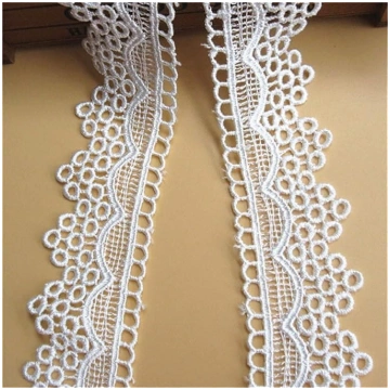 Qiuda 5 Meter Polyester Wave Spitzenrand Rand Band