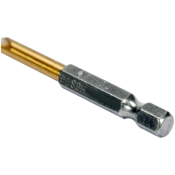 Metāla urbis ar Hex 6.3 mm (1/4") galu HSS-TiN | 6