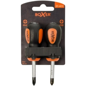 BOXER Skruetrækkersæt kort - 2 stk. 31477