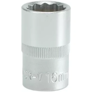 Uzgriežņu muciņa 1/2 12kant 16mm