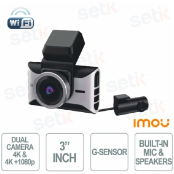 Dash Cam Imou S800PRO - Dual 4K+1080P Car Camera w