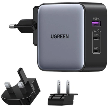 Ugreen Fast Charger GaN USB / 2xUSB C 65W Adapter 