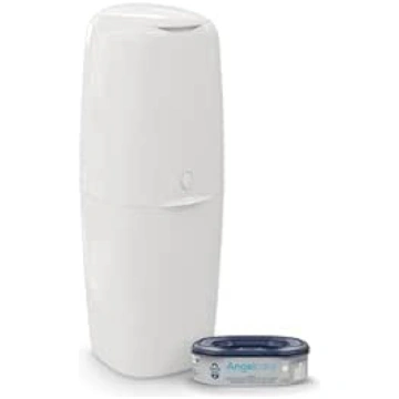 Angelcare 2370 Classic Nappy Bin, XL, White : Amaz