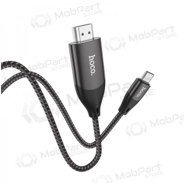 Kabelis Hoco UA16 Type-C to HDMI 2.0m pelēks