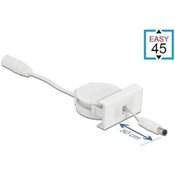 Delock Easy 45 Module Power Retractable Cable DC 5
