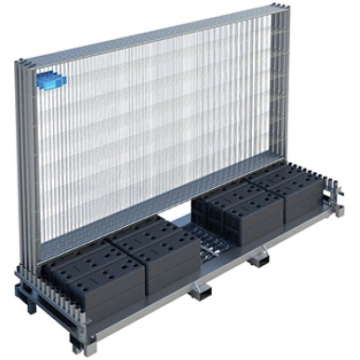 Transporta palete pēdām + mobilajam žogam 3526x120