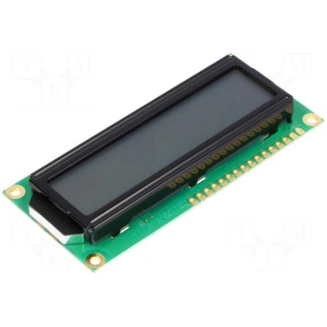 Display: LCD | alphanumeric | STN Positive | 16x2