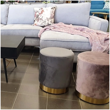 Pufs LA PERLA rozā Home4You