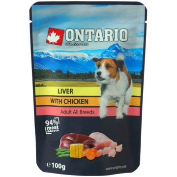 Konservi suņiem Ontario Dog Liver with Chicken in 