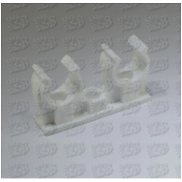 Plastmasas stiprinājumi dubultie (baltie) d15 1161