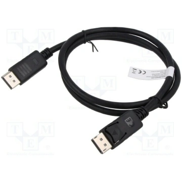 Cable; DisplayPort plug,both sides; DisplayPort 1.
