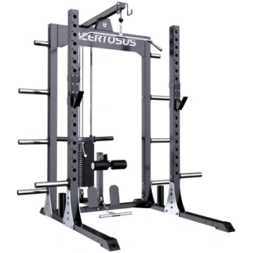 Half Rack PRO Set with lat machine Lacertosus