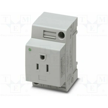 Connector: AC supply; socket; female; 15A; PIN: 3;