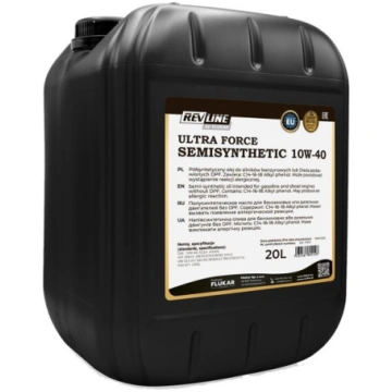Motoreļļa 10W40 20l ULTRA FORCE REVLINE