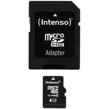 Intenso micro SD 4GB SDHC card class 10 3413450