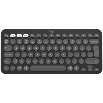 Logitech Pebble Keys 2 K380s, US, melna - Bezvadu 