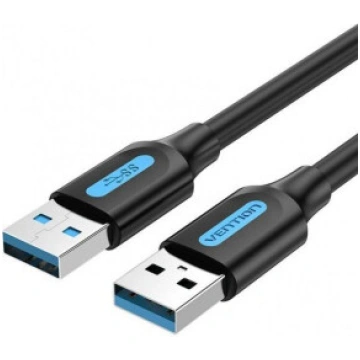 CABLE USB3.0 MALE TO MALE/1.5M BLACK CONBG VENTION