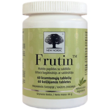 NEW NORDIC Frutin košļājamās tabletes N60